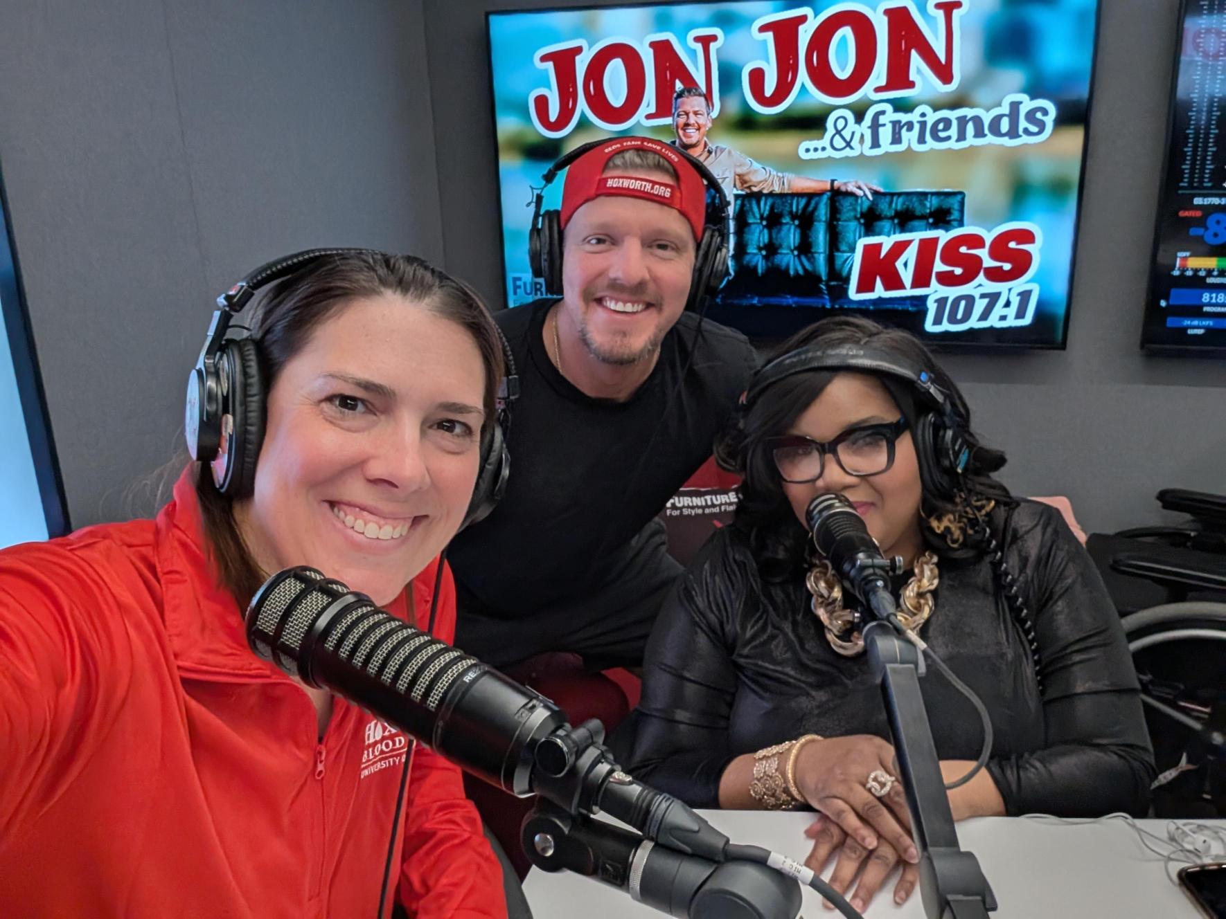 Sister Keli on the radio