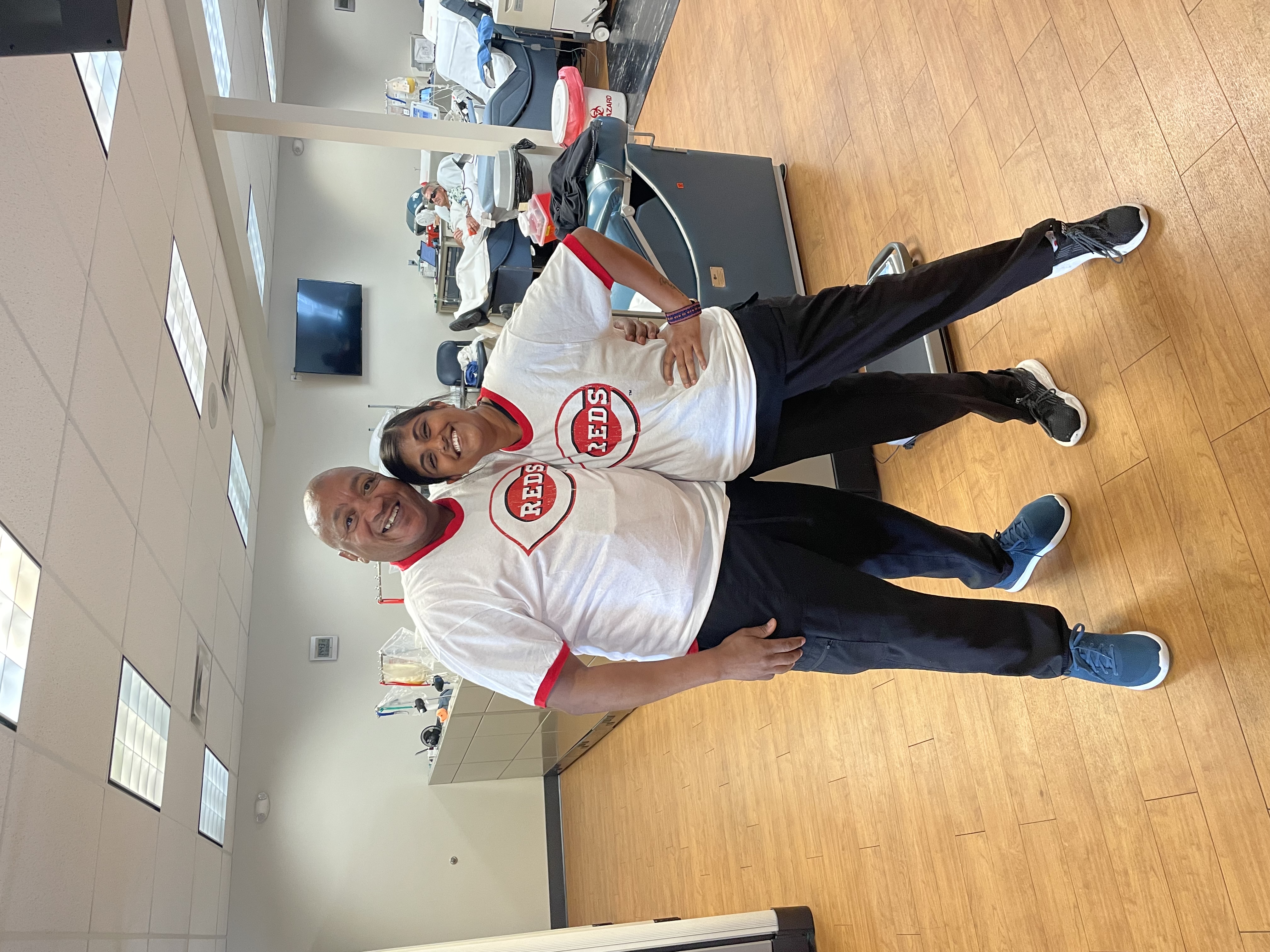 Hoxworth Phlebotomists in July Promo