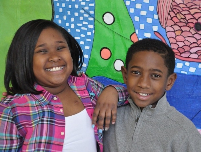 Blood recipients, Taryn and King Walker